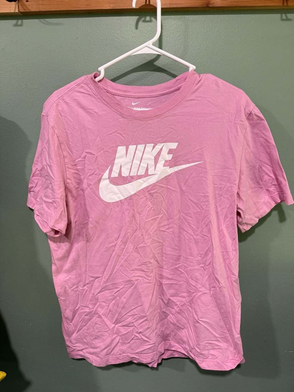 Nike The Nike Tee Size L Pink Futura Logo T-Shirt